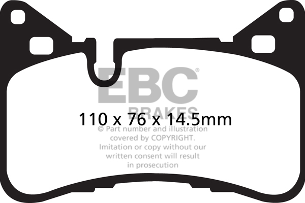 Remblokset EBC Brakes DP42117R