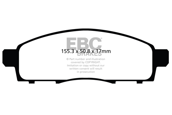 Remblokset EBC Brakes DPX2122