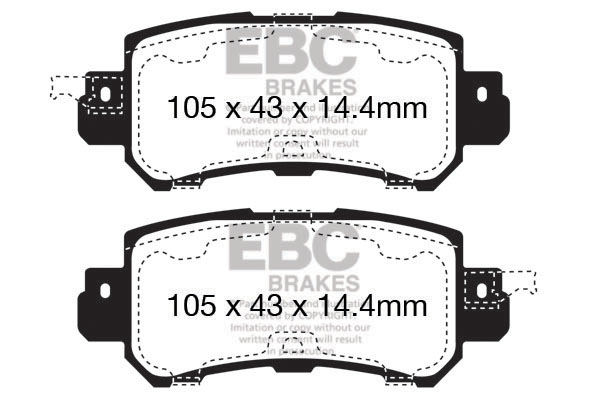 Remblokset EBC Brakes DP42135R