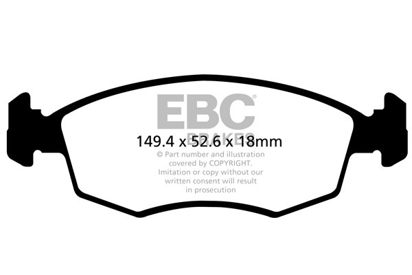 Remblokset EBC Brakes DPX2142