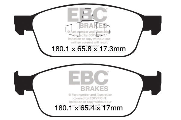 Remblokset EBC Brakes DP62145