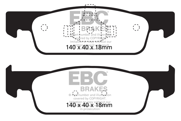 Remblokset EBC Brakes DP52146NDX