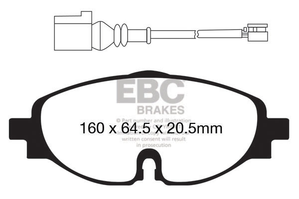 Remblokset EBC Brakes DPX2150