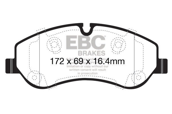 Remblokset EBC Brakes DP42151R