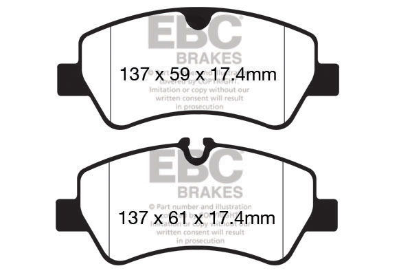 Remblokset EBC Brakes DP42152R