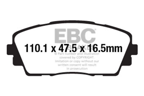 Remblokset EBC Brakes DPX2163