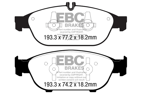 Remblokset EBC Brakes DP32169C