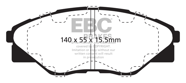Remblokset EBC Brakes DPX2175