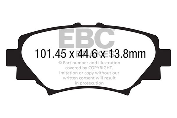 Remblokset EBC Brakes DP22186