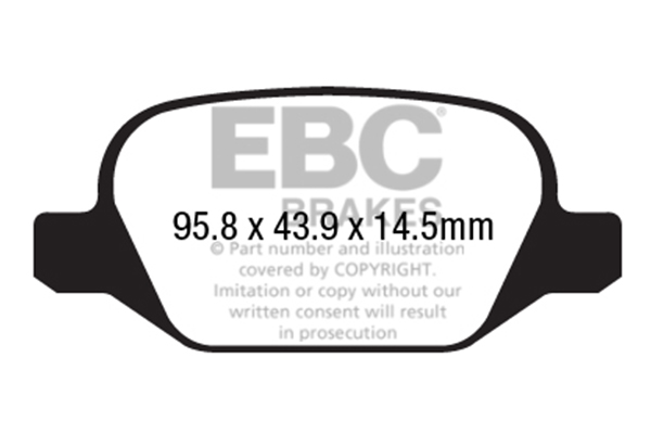 Remblokset EBC Brakes DPX2202