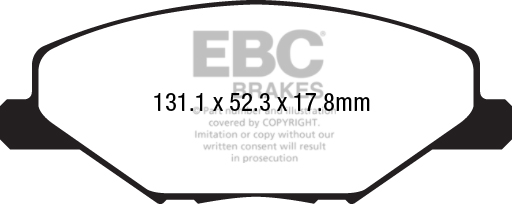 Remblokset EBC Brakes DP22211