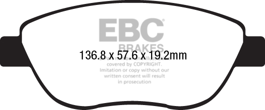 Remblokset EBC Brakes DP22212