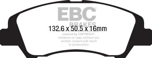 Remblokset EBC Brakes DPX2218