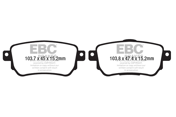 Remblokset EBC Brakes DP62219