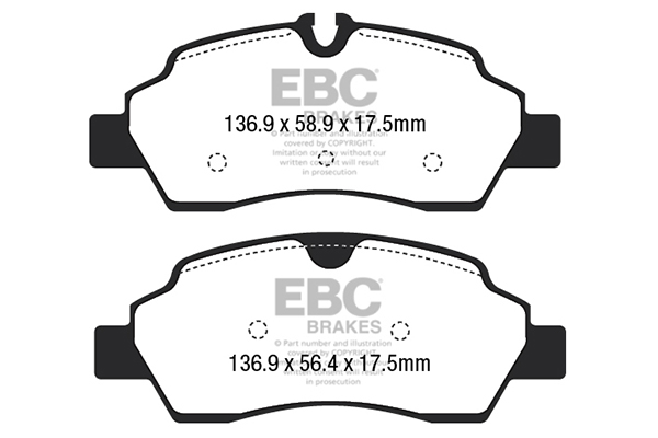 Remblokset EBC Brakes DPX2222