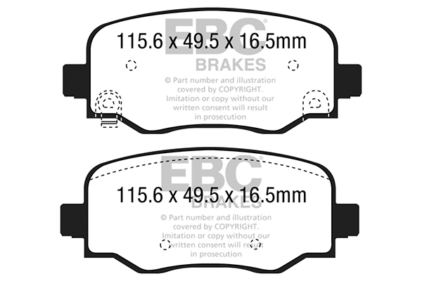 Remblokset EBC Brakes DP22237