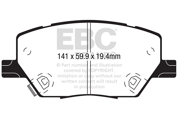 Remblokset EBC Brakes DP22239