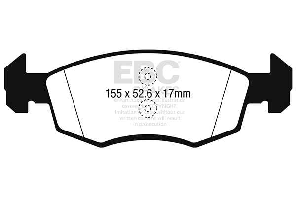 Remblokset EBC Brakes DP22241