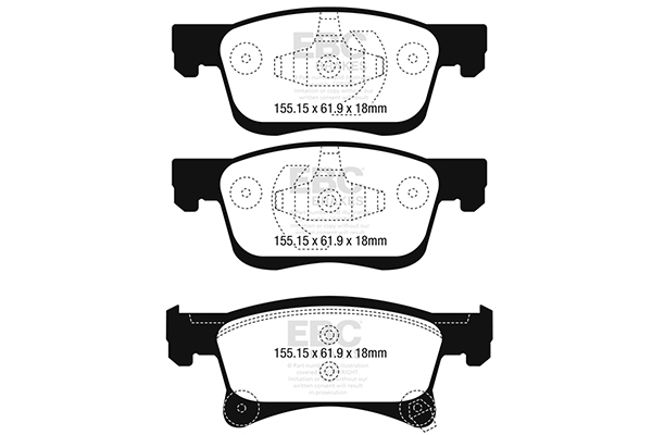 Remblokset EBC Brakes DP22242