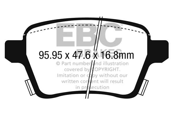 Remblokset EBC Brakes DP22250
