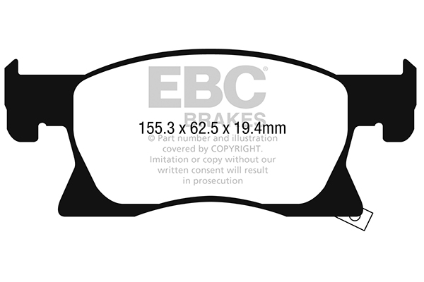 Remblokset EBC Brakes DP22267