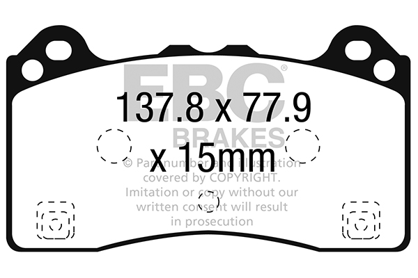 Remblokset EBC Brakes DP52274NDX