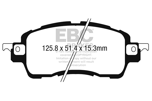 Remblokset EBC Brakes DPX2275
