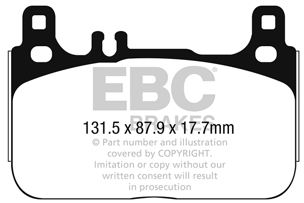 Remblokset EBC Brakes DP42284R