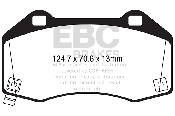 Remblokset EBC Brakes DP22286