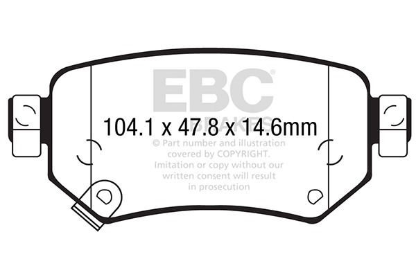 Remblokset EBC Brakes DP22287