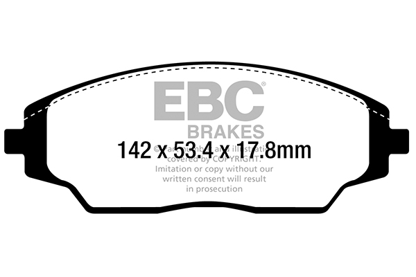 Remblokset EBC Brakes DPX2294