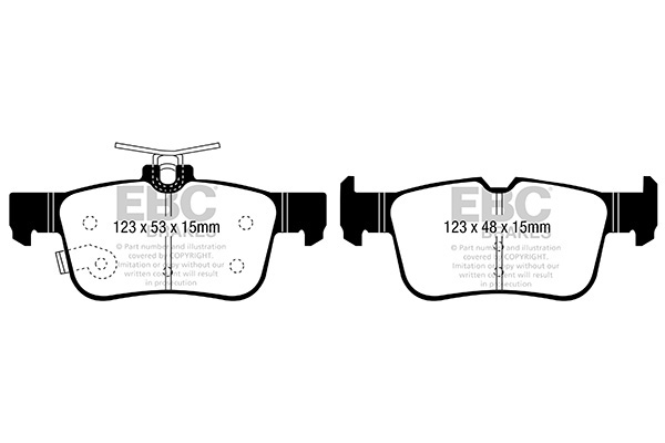 Remblokset EBC Brakes DP22300