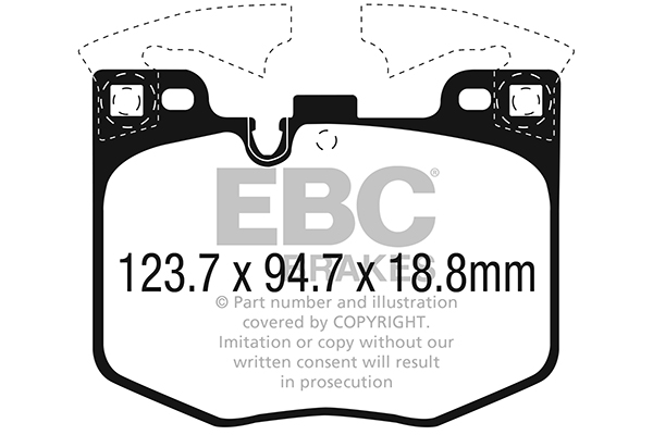 Remblokset EBC Brakes DP22302