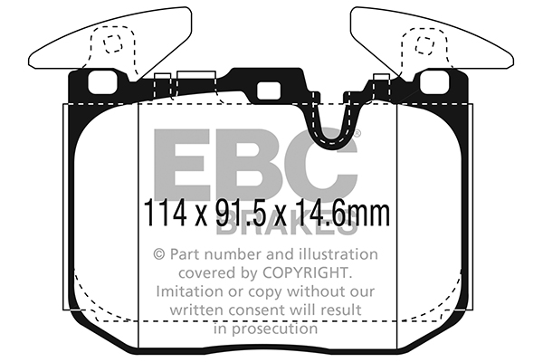 Remblokset EBC Brakes DP42303R