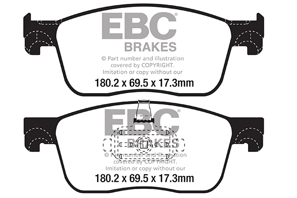 Remblokset EBC Brakes DPX2308