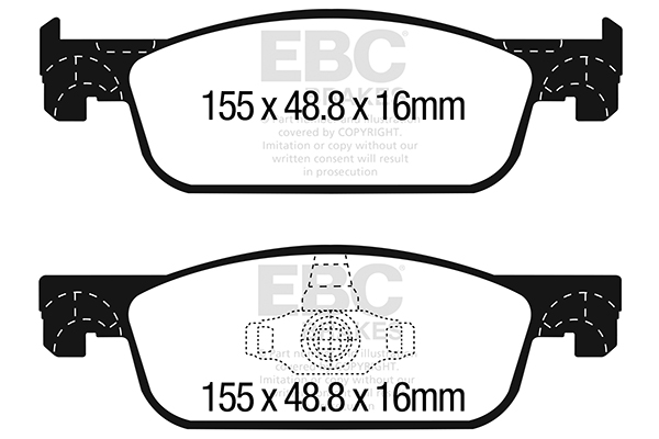 Remblokset EBC Brakes DP22312