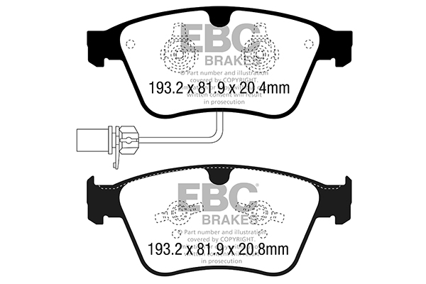 Remblokset EBC Brakes DP42317R