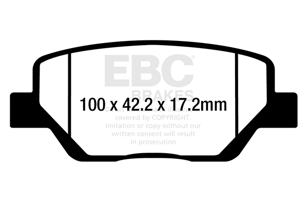 Remblokset EBC Brakes DPX2333