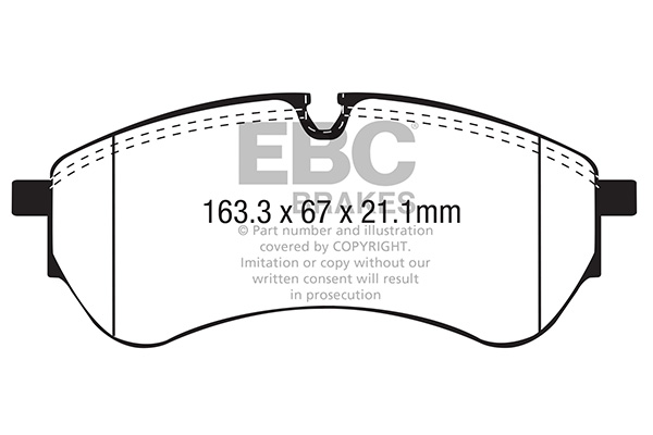 Remblokset EBC Brakes DPX2338