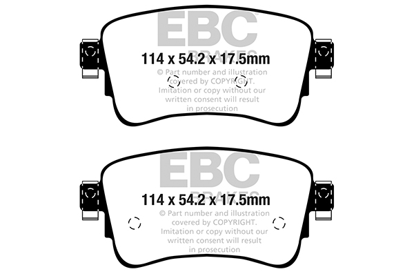 Remblokset EBC Brakes DPX2345