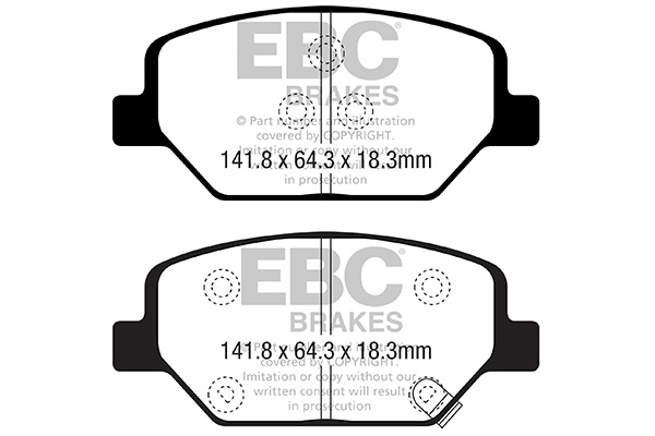 Remblokset EBC Brakes DPX2351