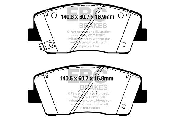 Remblokset EBC Brakes DP22358