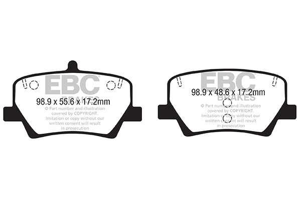 Remblokset EBC Brakes DPX2366