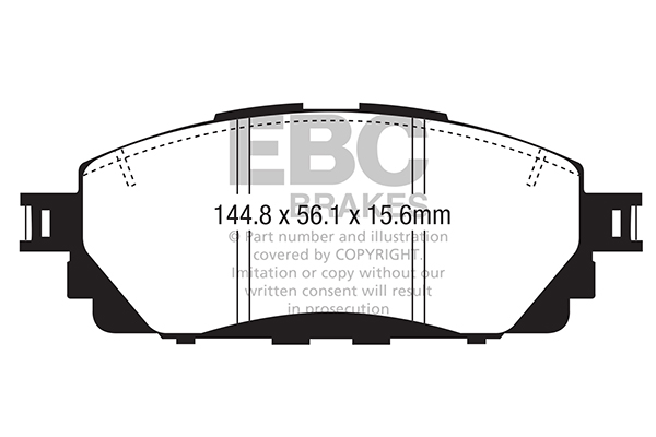 Remblokset EBC Brakes DPX2373