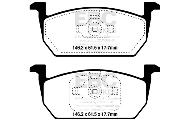 Remblokset EBC Brakes DPX2374