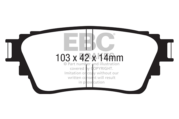 Remblokset EBC Brakes DPX2376