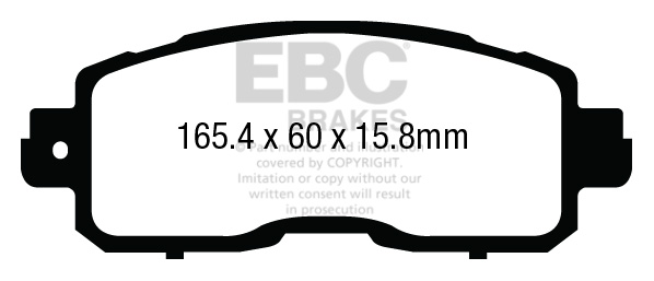 Remblokset EBC Brakes DPX3011