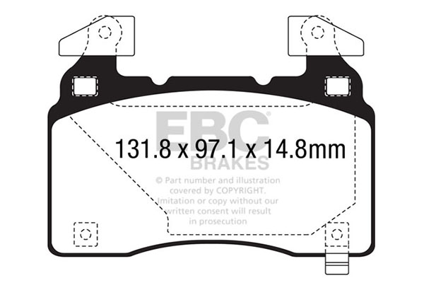 Remblokset EBC Brakes DP43028R