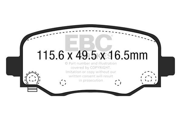 Remblokset EBC Brakes DP43031R