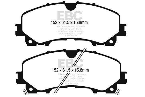 Remblokset EBC Brakes DP43036R